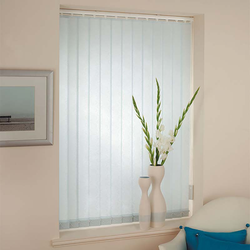 Wide Window Blinds PVC 3.5" Venetian Vertical Blinds Indoor Shading