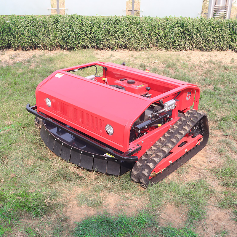 Multifunction CE EPA Approved All Terrain RC Grass Cutter Agriculture Rubber Tracks Remote Control Robot Lawn Mower