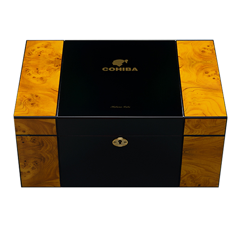 Custom Cedar Wooden Box Modern Handmade Luxury Cigar Humidor Box for Storage