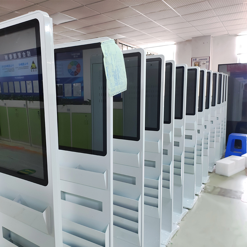 Напольный сенсорный киоск 21.5 дюймов для рекламы