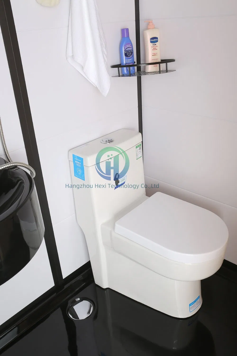 Modern One Bedroom Portable Shower Unit and Prefab with Glass Door