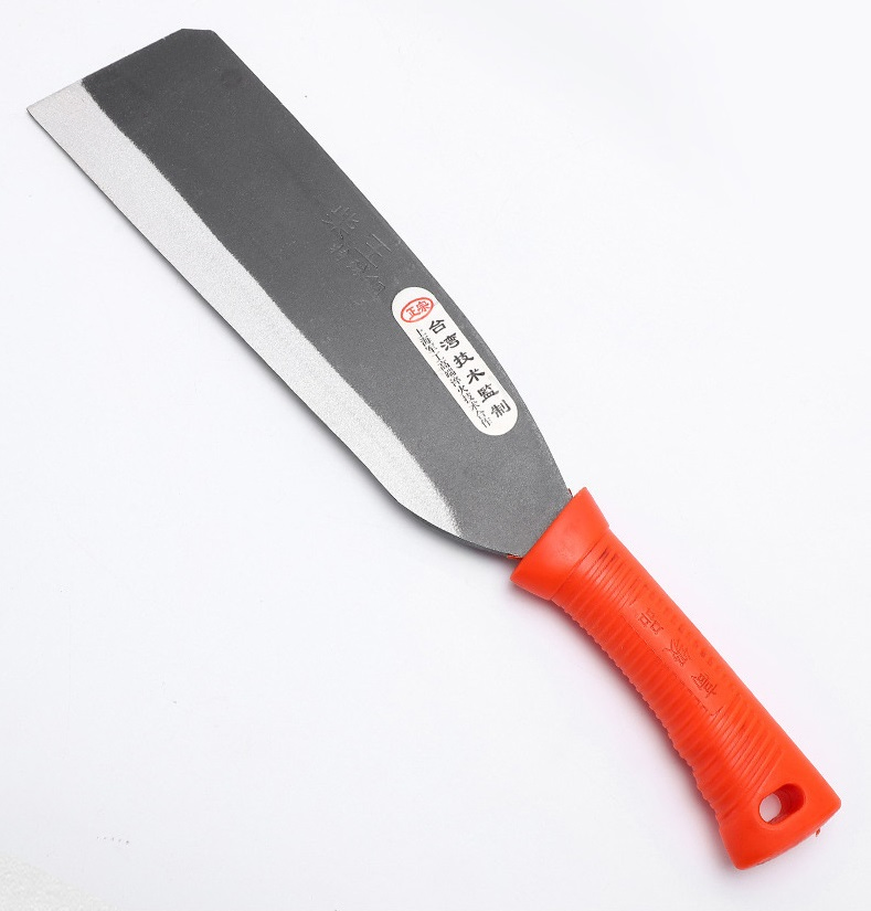 Custom Outdoor Wood Cleaver Flat Head Steel Firewood Knife Tree Cutting Grass Knife for Agriculture Machete Cleaver