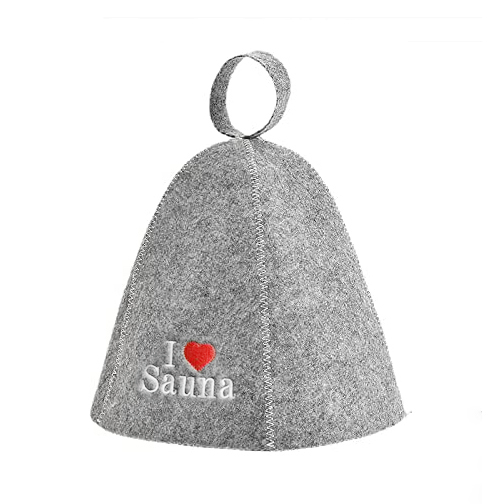 Customized Embroidery 100% Australian Wool Felt Sauna Bodies Hat