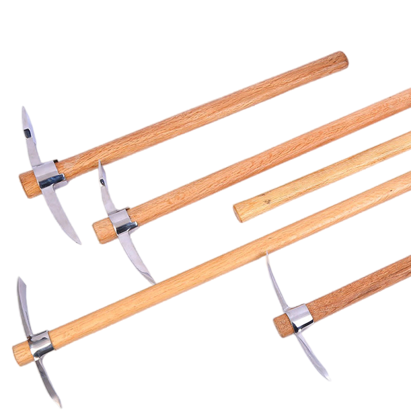 Heavy-Duty Stainless Steel Outdoor Pickaxe for Gardening and Digging