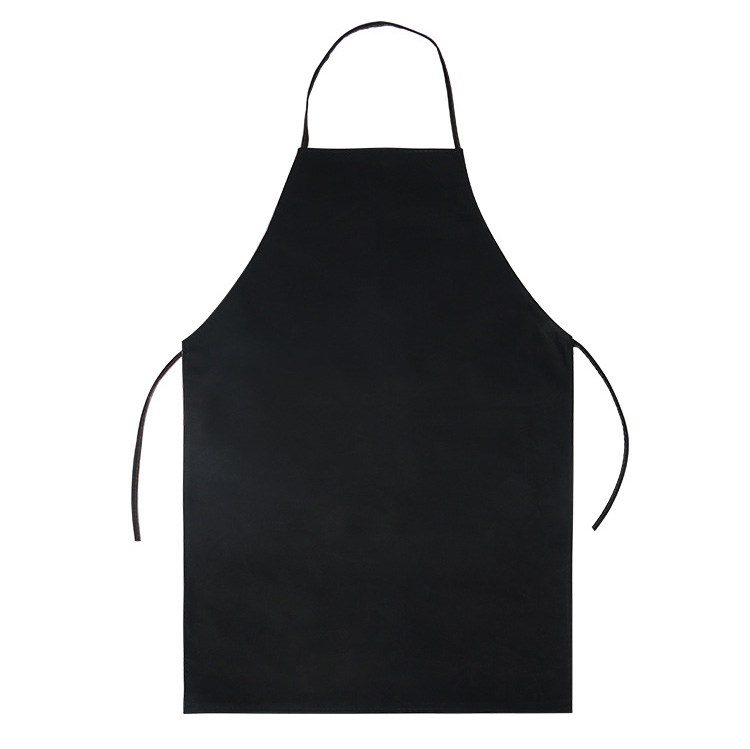 Custom Coffee Shop Chef Restaurant Work Tool Bib Leather Garden BBQ Uniform Plain Cotton Barber Leather Aprons