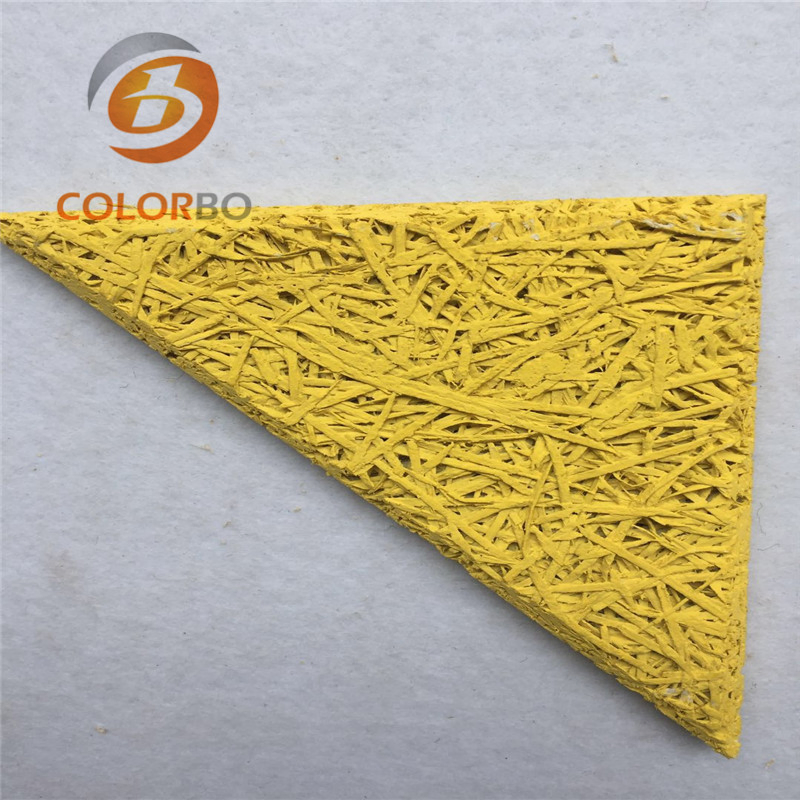 Painted Wood Wool Fireproof Acoustic Panel