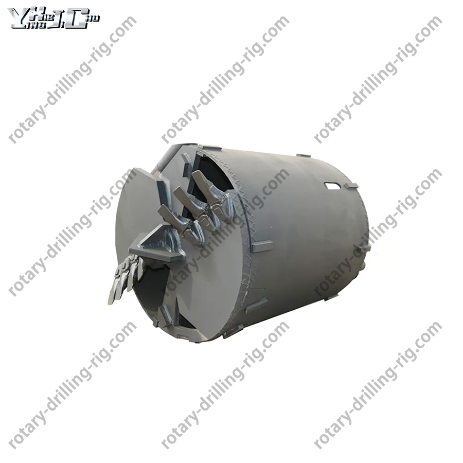 Double-Battom Doube-Door Bucket with Cutng Teetth