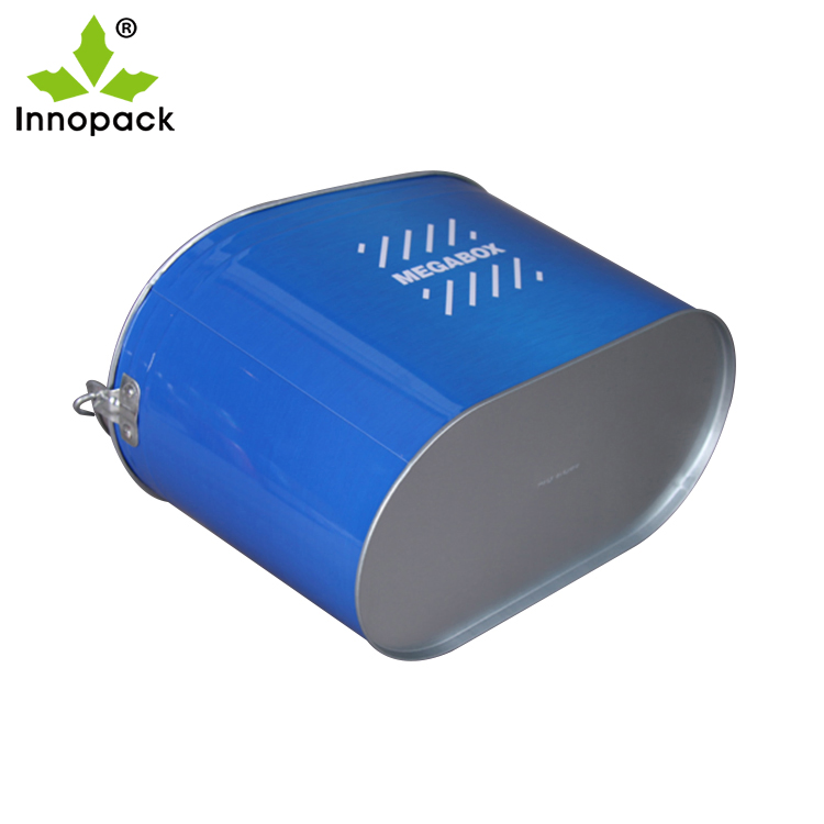 Oval Boat Shaped 10 Quart Galvanized Metal Beer Wine Ice Bucket for Promotion