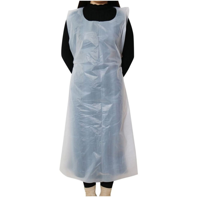 Tailored Disposable PE Apron with Custom Thickness and Size Acceptance