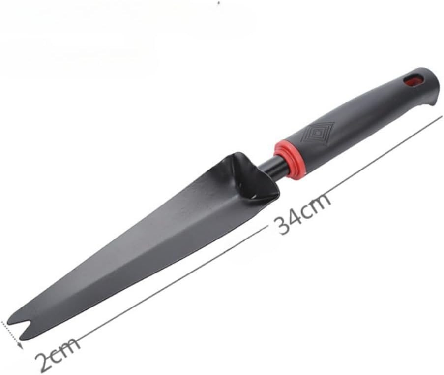 Root Spade Shovel Carbon Steel Potted Plant Tool Planter Shovel with Ergonomic Grip, Flower Planting Tools for Succulents & Flowers, Digging, Weeding, Transplan