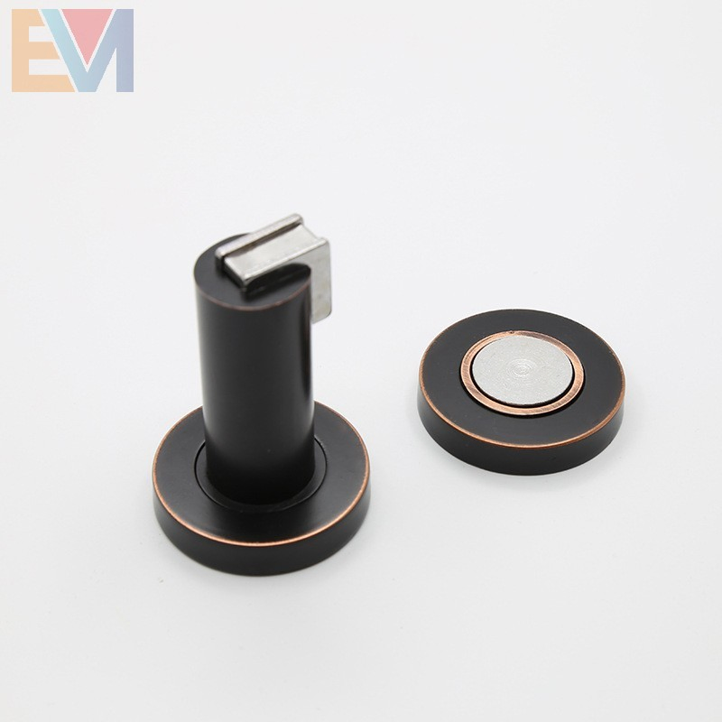 Decorative Floor Door Protector for Hotels Modern Design Zinc Alloy Door Stopper