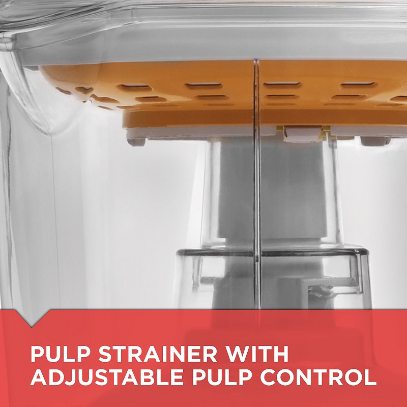 Hot Sale Portable Adjustable Pulp Control with Pulp Basket Citrus Juicer