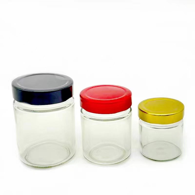 Стеклянные банки для меда, пищевые, 200-500 мл