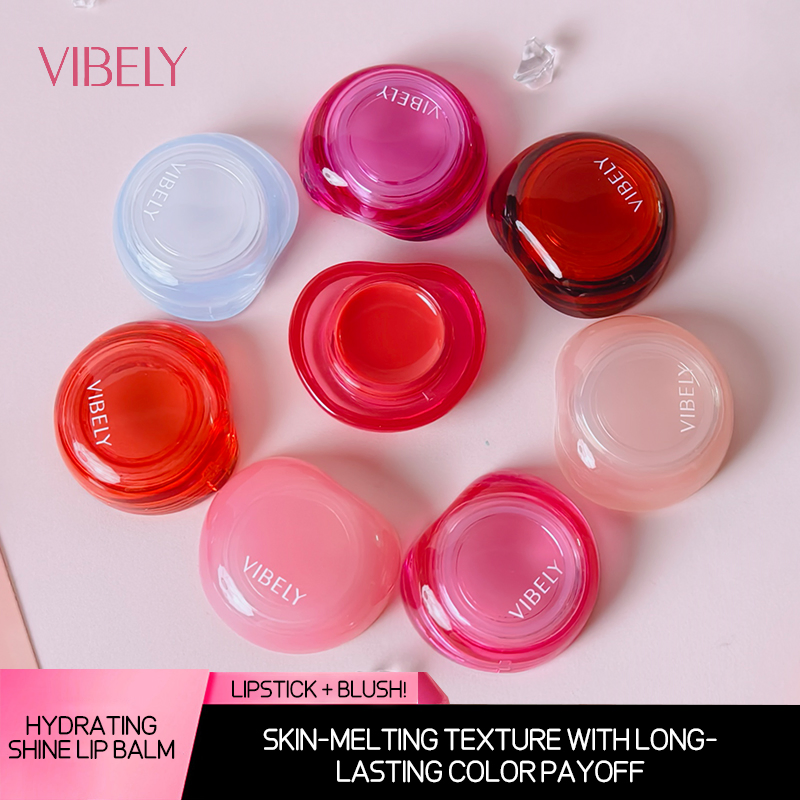 Makeup Cosmetics Wholesale Moisturizing Lip Cheek Hydrating Water Light Glossy Jelly Lip Gloss Blush