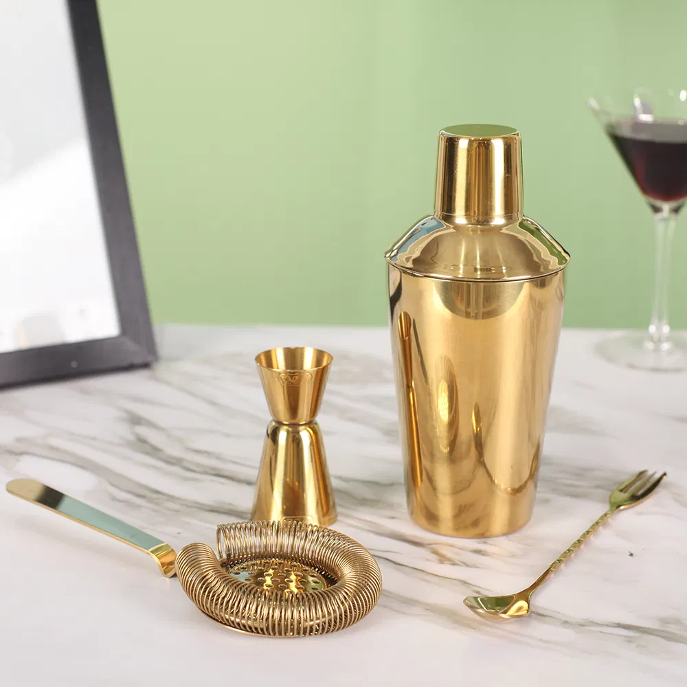 Шейкер для коктейлей с длинной ручкой, нержавеющая сталь