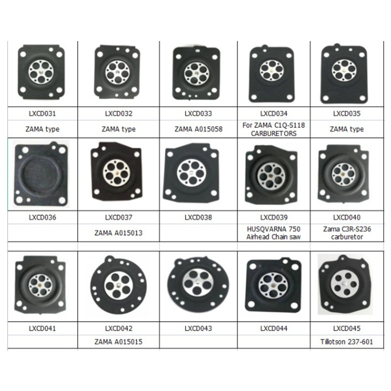 Carburetor Metering Diaphragm Membrane Replaces Zama A015058 for C1t Carburetors Air Head Chainsaw
