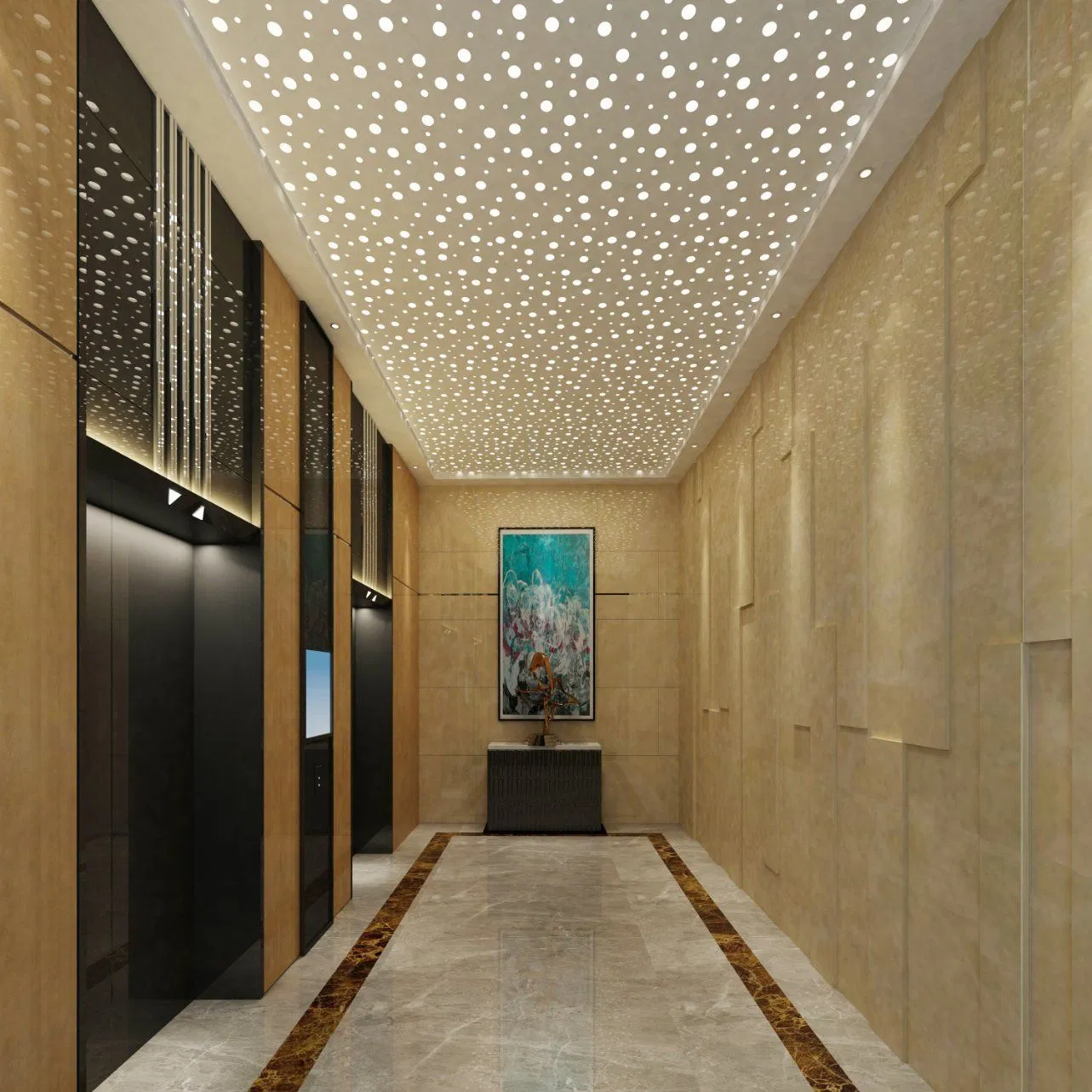 Stylish Acoustic Ceiling Tiles for Modern Interior Design Projects 17mm