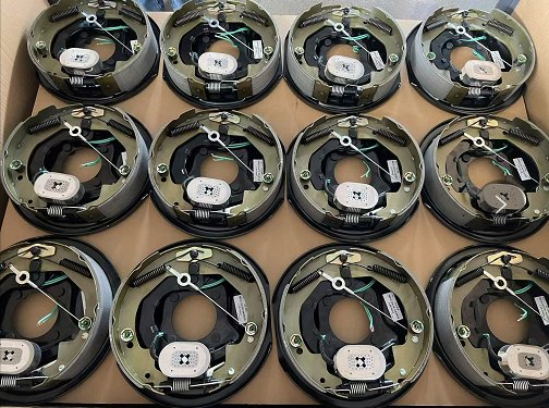 10" x 2-1/4" 3500 lb Trailer Electric Brake Assembly, Self-Adjusting