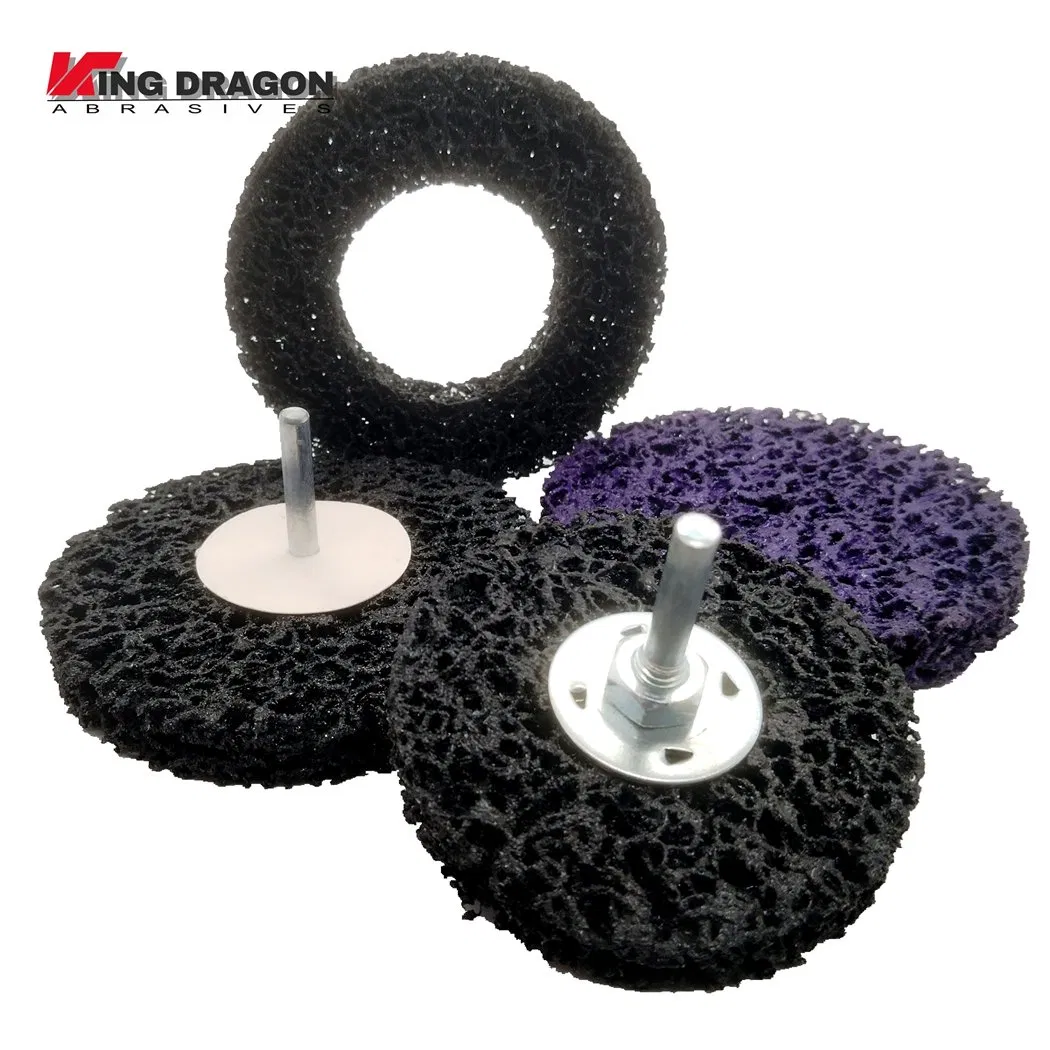 Quick Lock Grinding Disc Abrasive Quick Change Stripping Poly Disc for Paint Coating Remove
