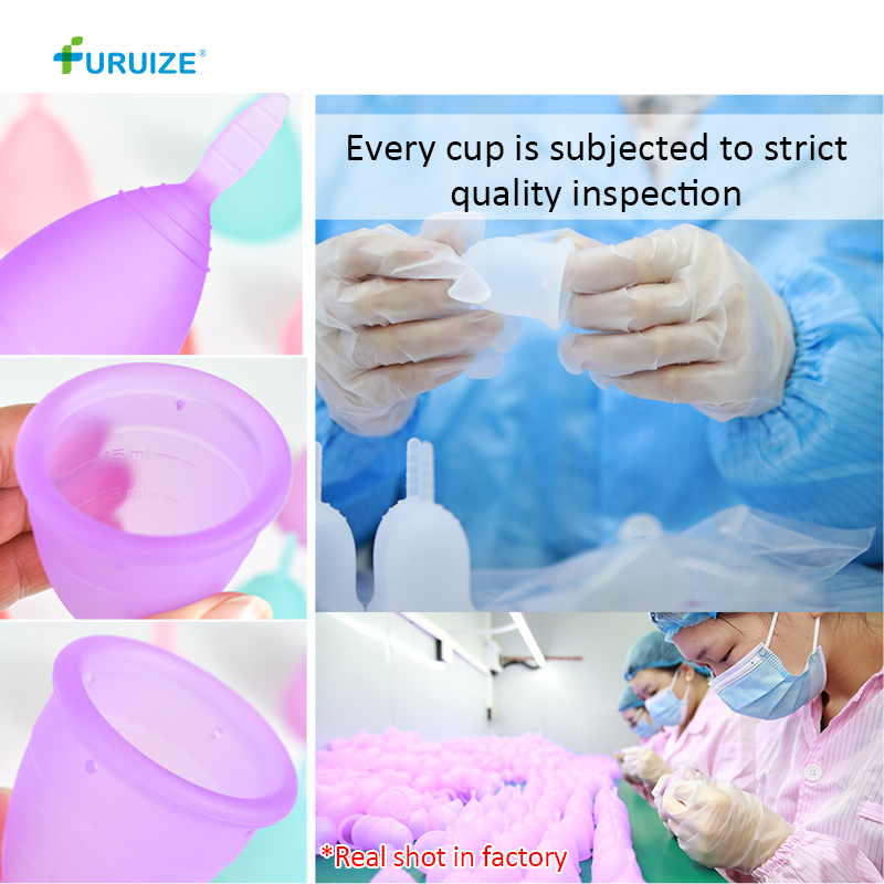 Eco Friendly Wholesale Reusable High Quality Medical Grade Silicone Lady Period Cup Female Silicone Menstrual Cup
