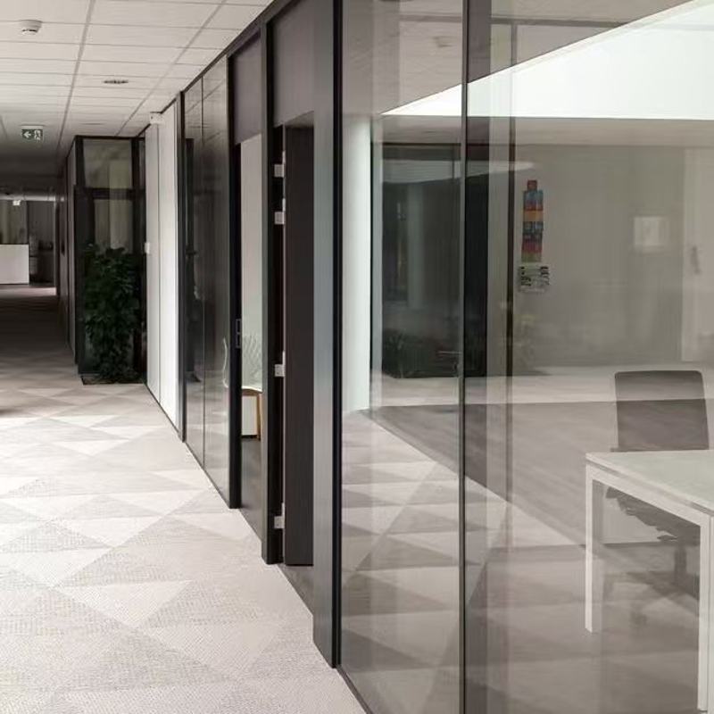 Tempered Glass Partition Wall Movable Divider Movable Partition Wall