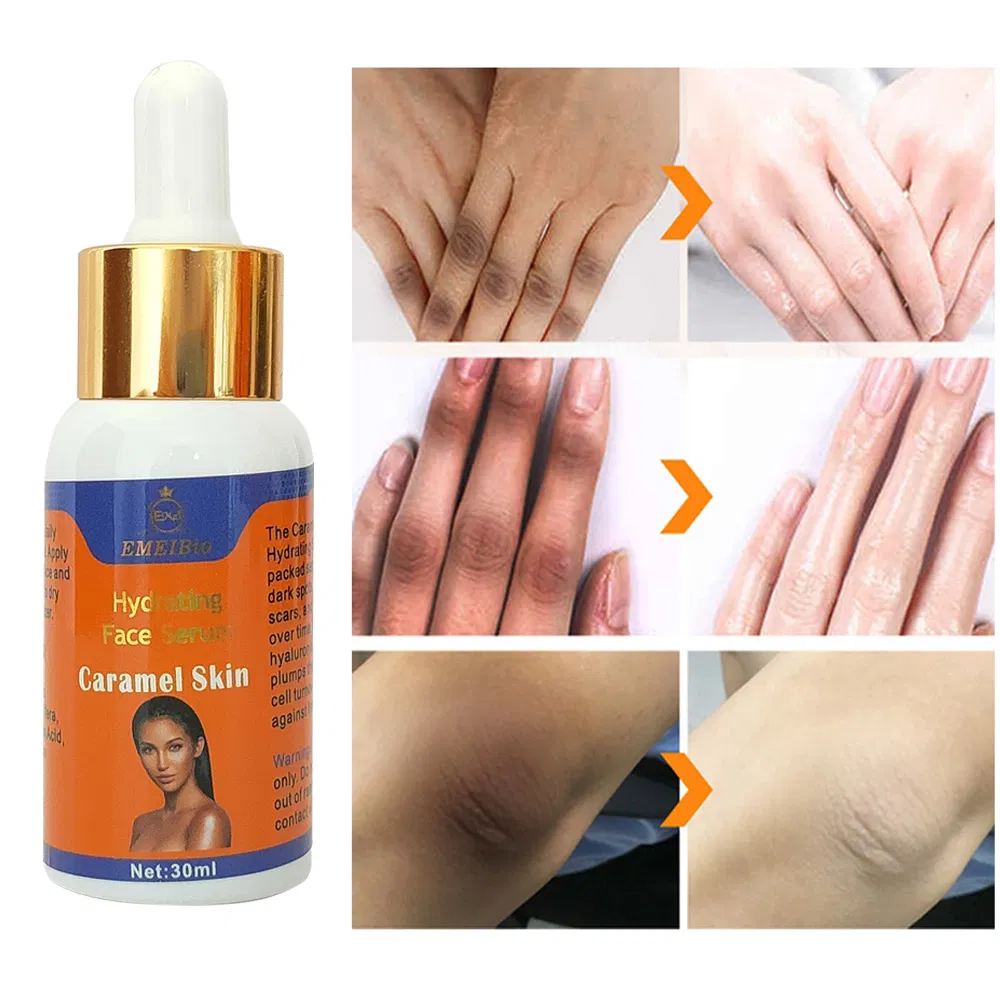 Private Label Cocoa Vegan Exfoliate Caramel Skin Lotion Body Care Skin Glowing Shiny Complexion Caramel Skincare Set