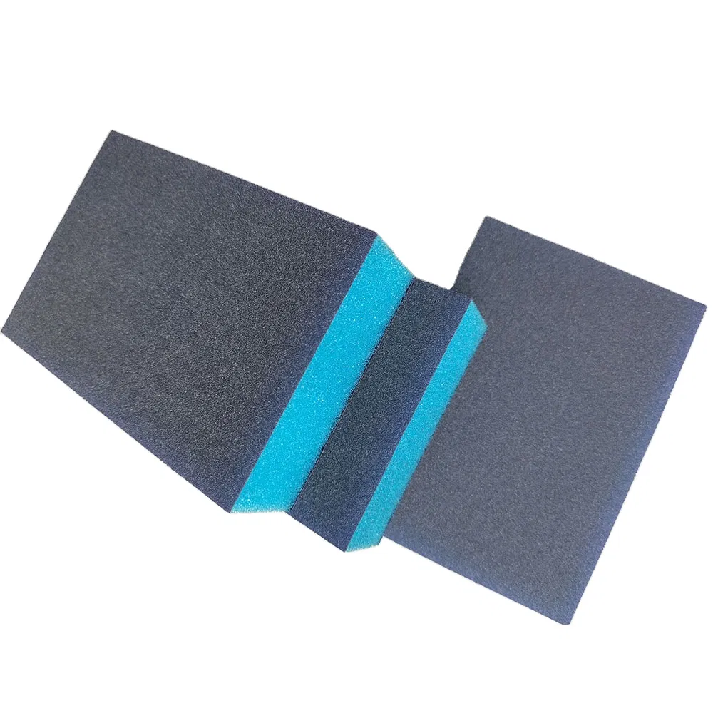 Customized Size Abrasive Sponge Color Sanding Block for Wood/Metal Hand Use