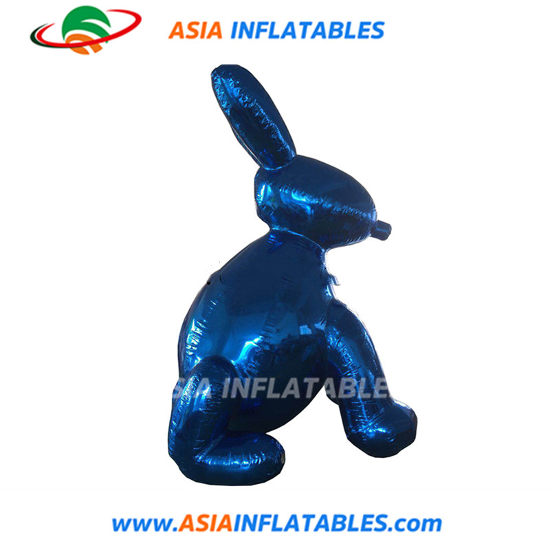 Outdoor Decoration Inflatable Mirror Rabbit Replica Balloon