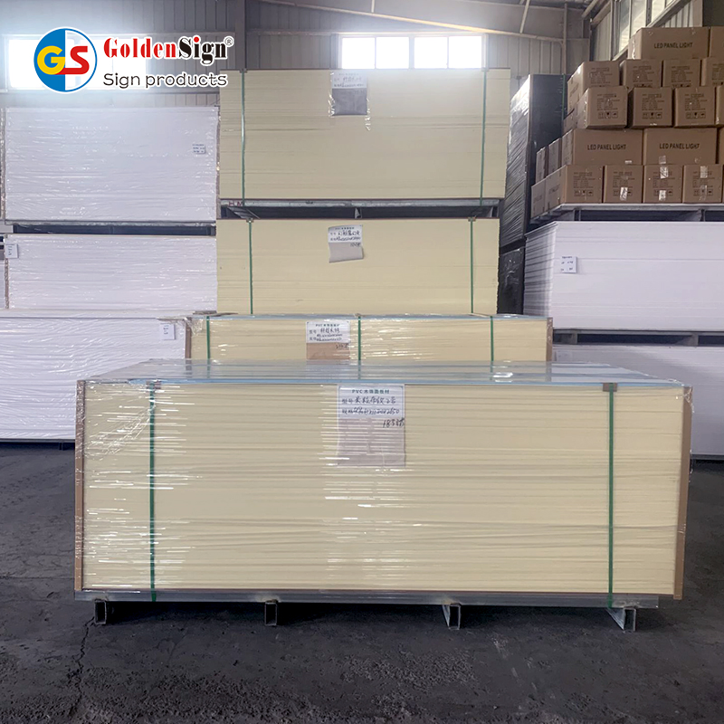 Goldensign 0.65density for 5mm Wood Color PVC Wall Panel