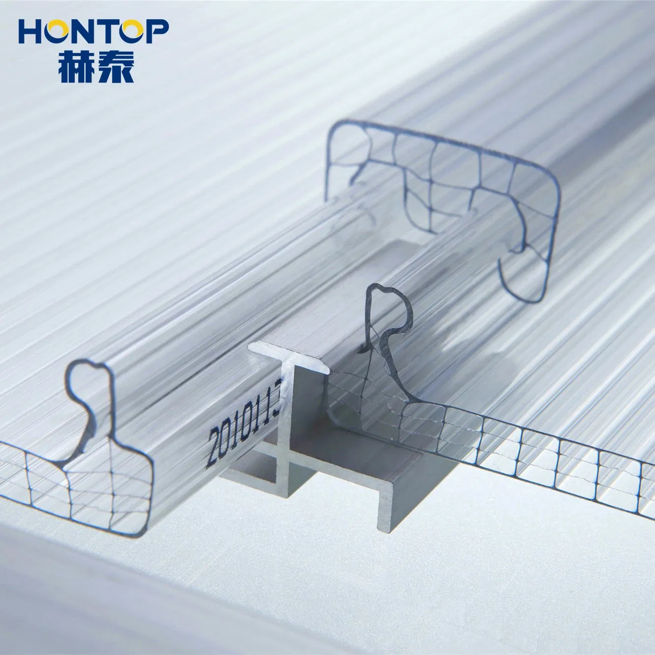 UV Protection Building Materials 10mm 12mm Multi-Wall Honeycomb Structure Danpalon Clear PC System Hollow Solid Sheets U Lock Polycarbonate Sheet for Roofing