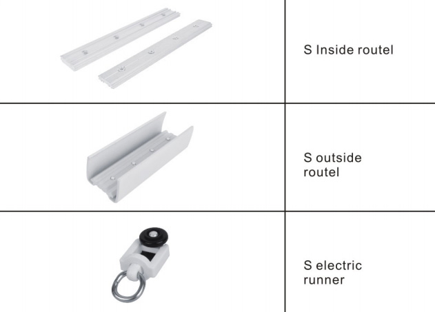 Motorized Curtain Track, S Motorise Curtain Track. Motor Components