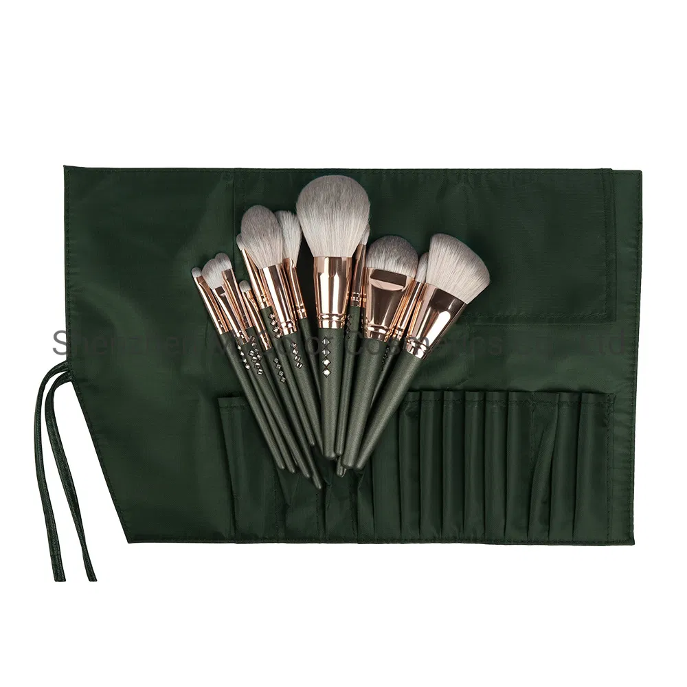 Makeup Brushes 14PCS Nylon Synthetic Blending Foundation Eye Lip Cosmetic Brush Set