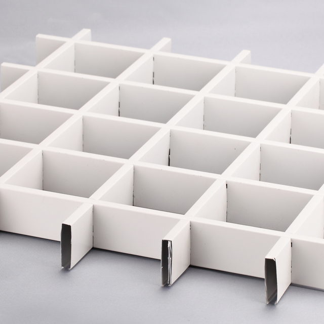 CE SGS Certification Grate Aluminum Ceiling Tile Ceiling Decorative Grid Strips