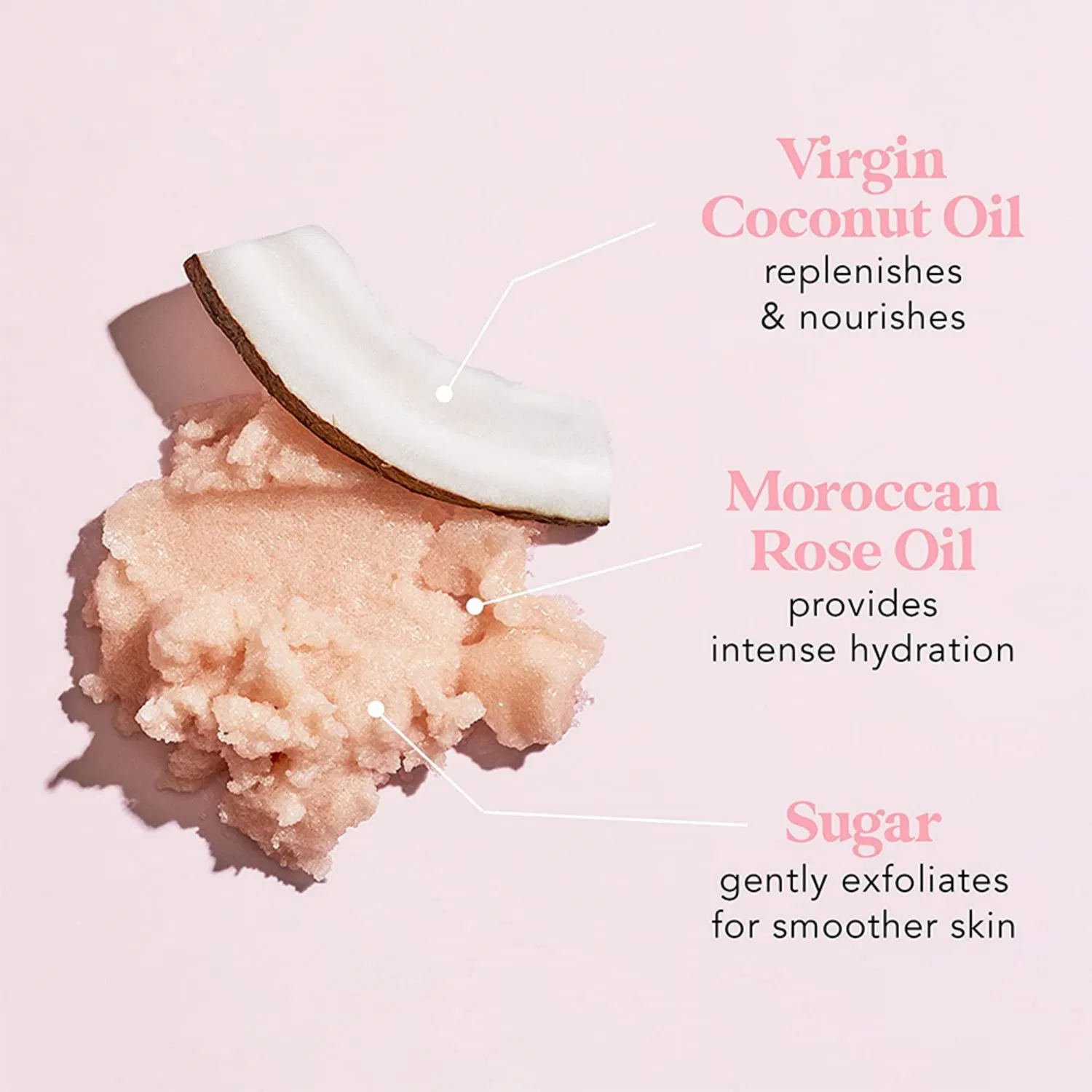 Wholesale Skin Care Moisturizing Exfoliating Vitamin C Coconut Sugar Body Scrub