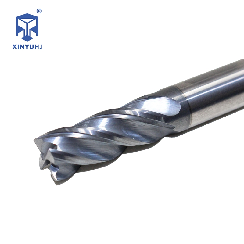 4 Flutes Blue Color-Ring Nose Milling Cutter