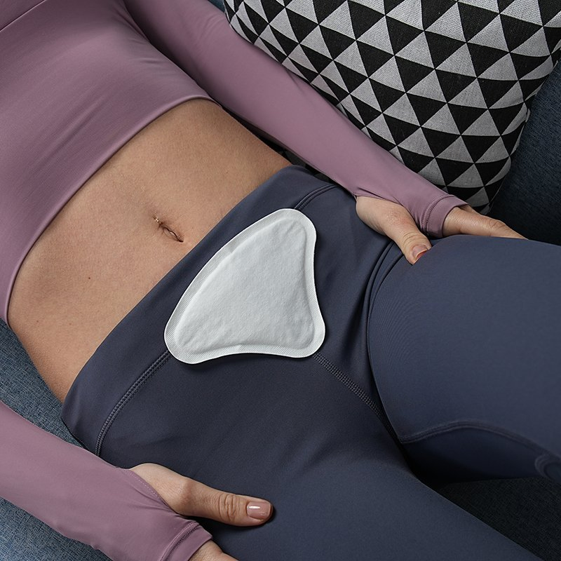 Manufacture Zg0101 Irregular 140*95mm Heat Patch Warm Menstrual Pain Relief Hot Compress Body Warmer