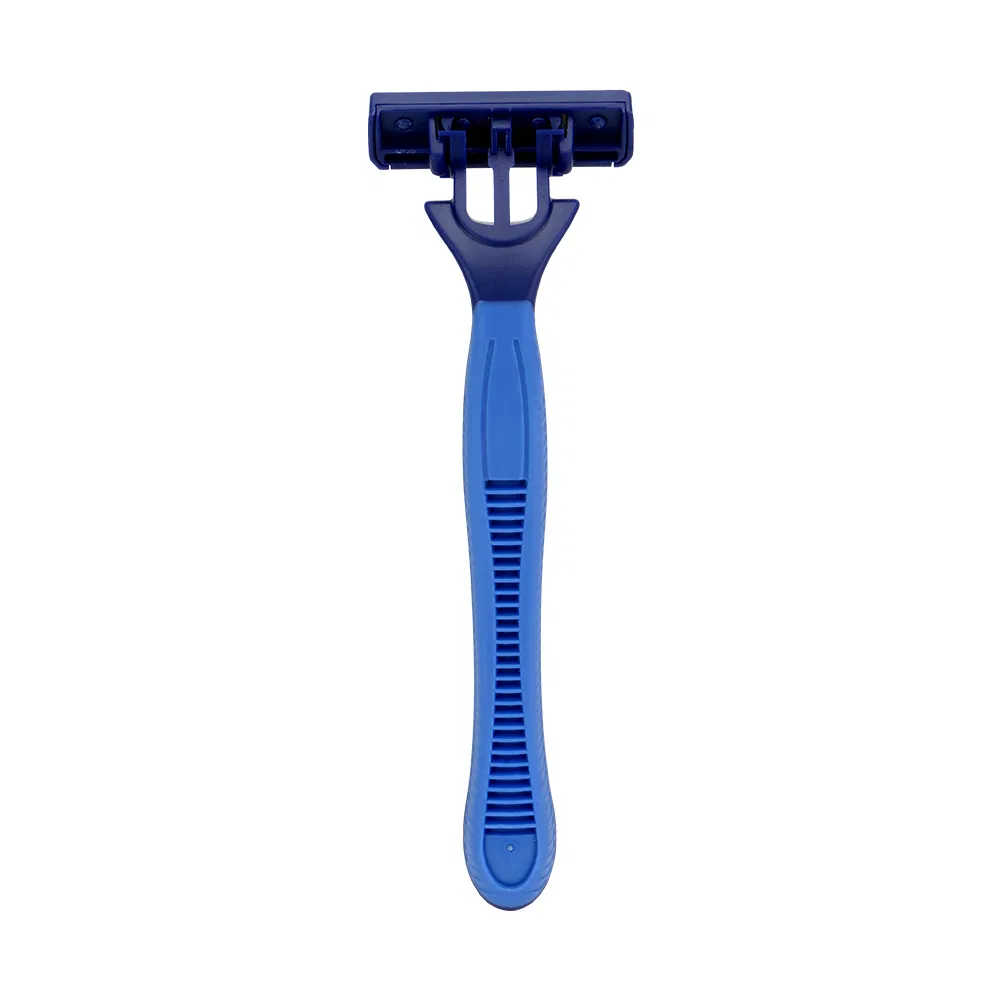 D334L Private Label Poly Bag Packing Triple Blade Pivoting Head Disposable Razor Men Gender Shaving Razor Haward Razor