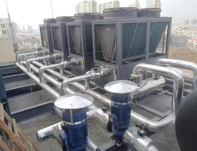 Imposol High Efficiency Commercial Air Source Heat Pump Water Heater Hotel Central Heating System with WiFi Control