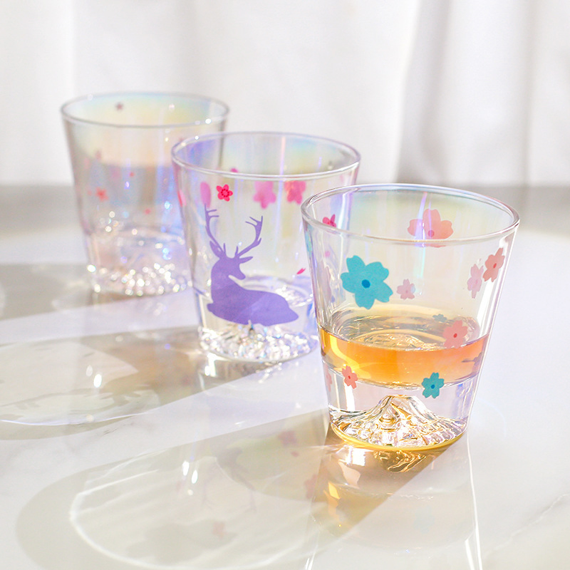 Кружка с сакурой и горой Фудзи, 280 мл, розовая