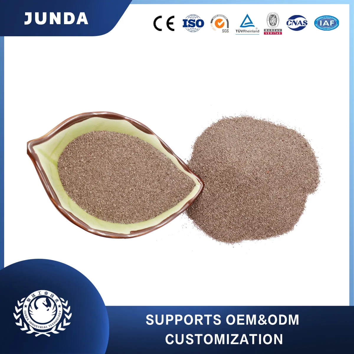 Электроплавленый корунд 24# коричневый для огнеупоров