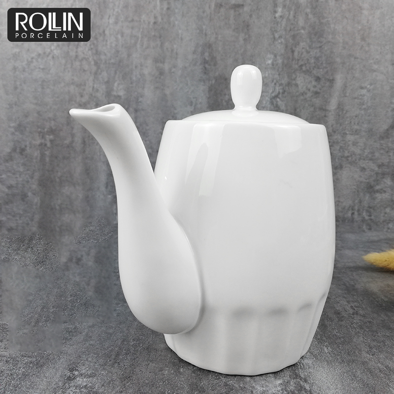 New Design High Porcelain Coffee Pot