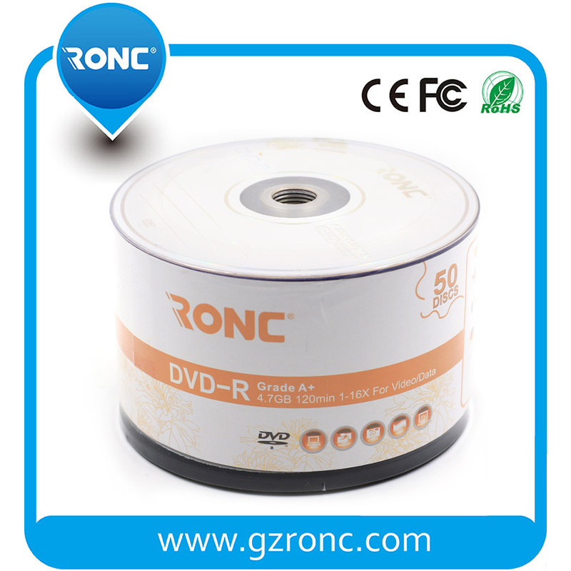 Чистые DVD-R диски 4.7GB для печати, 16X