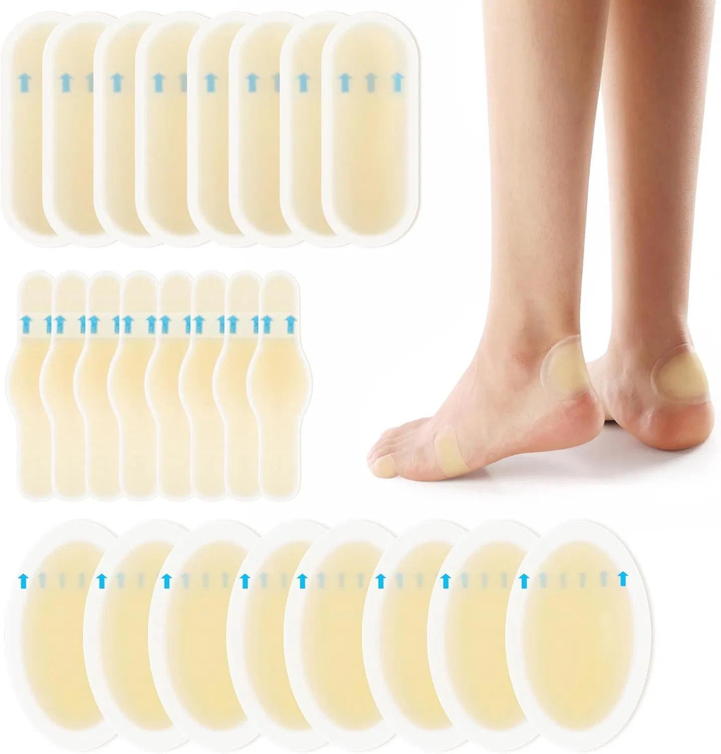 Ultra-Thin Blister Plaster Self-Adhesive Wound Hydrocolloid Dressing for Fingers and Toes