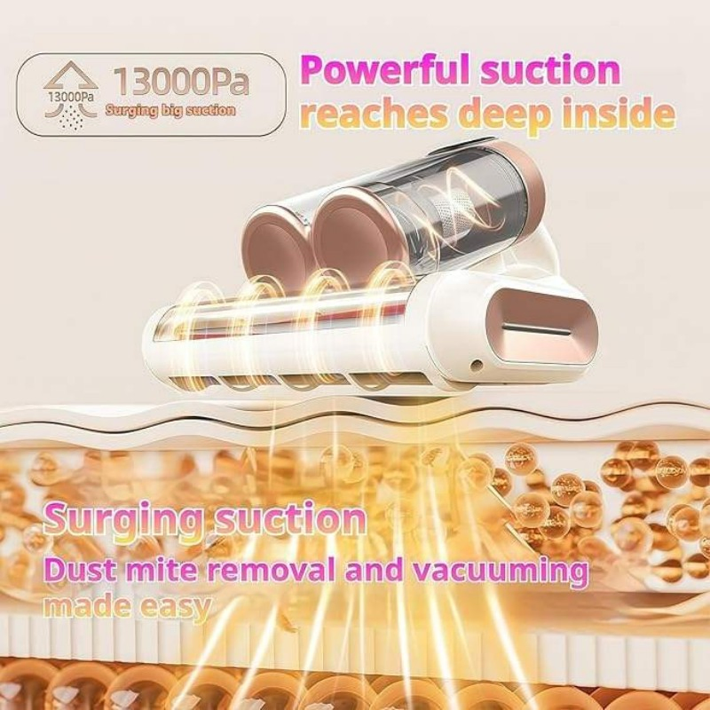 New Design Mattress Cleaning Portable Vacuum Cleaner Portable Smart Bed Dust Mite vacuum Cleaner for Home