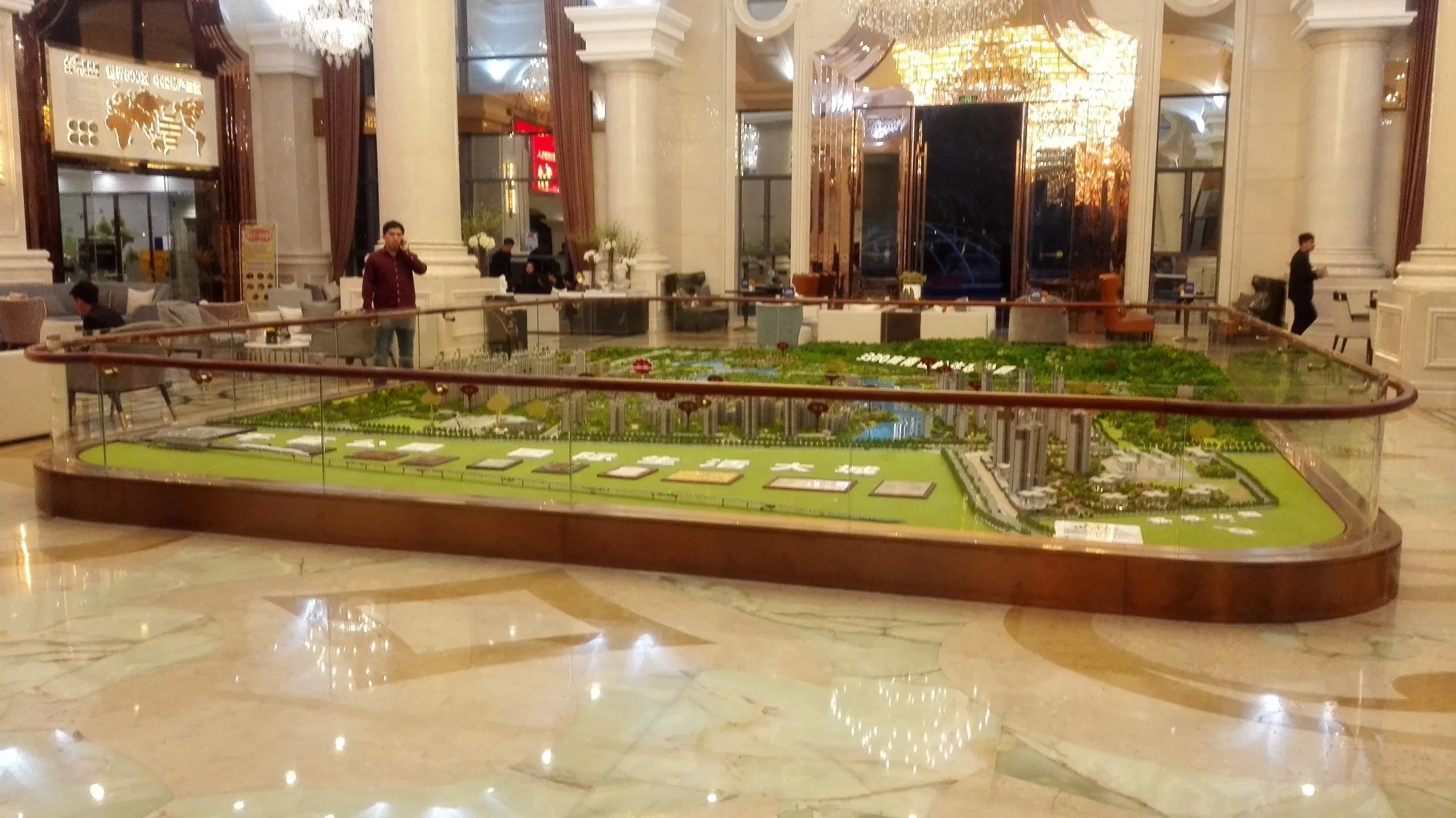 3D High-End Residential Landscape Planning and Architectural Model