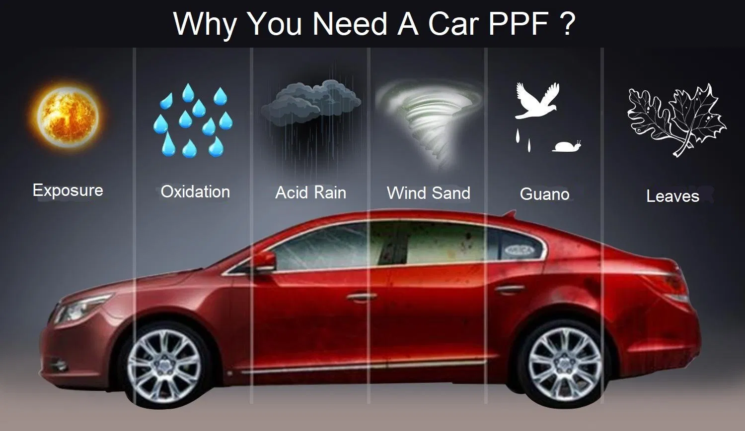 TPU Ppf Good Quality Anti Scratch Self-Adhesive Transparent Ppf Car Paint Protection Film