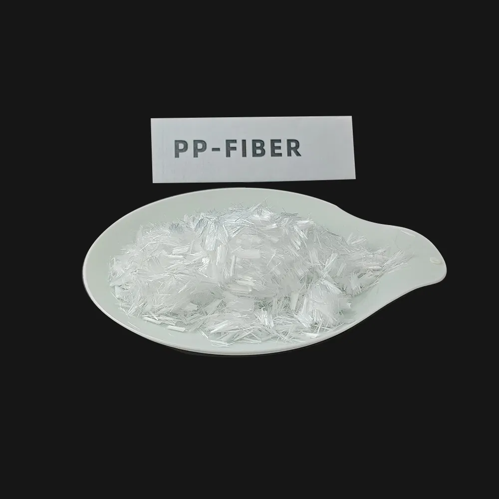 Polypropylene Monofilament Fiber Reinforced Concrete Gypsum Mortar with Short Cut PP Polypropylene Fibers