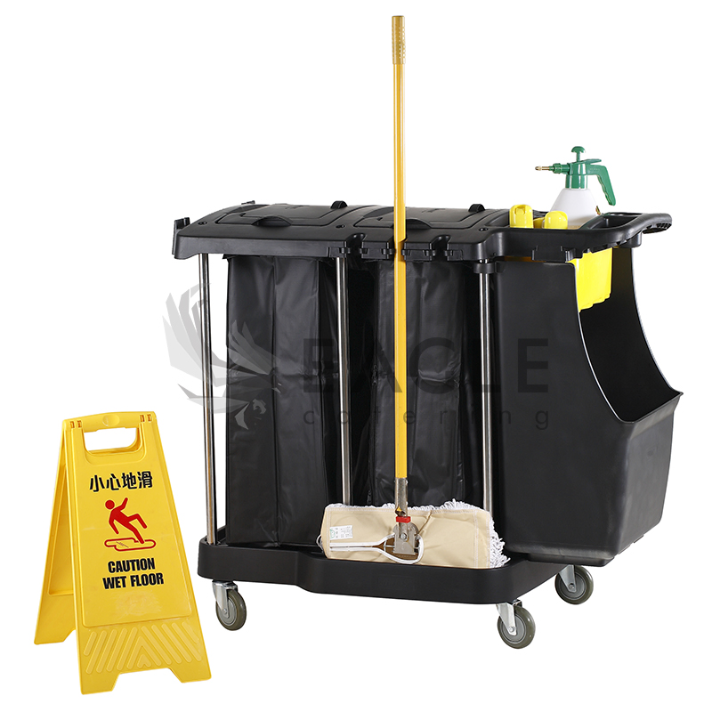 Luxury Compact Cleaning Cart Hygiene Trolley