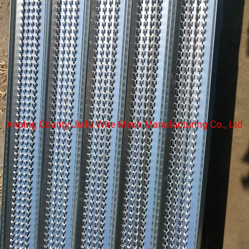 Galvanized and Stainless Steel 450mm Width Masonry Materials High Ribbed Formwork Mesh