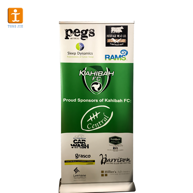 Tj-Crystal229 Exhibition Display Premium Rectangle Roll up Stand Banner